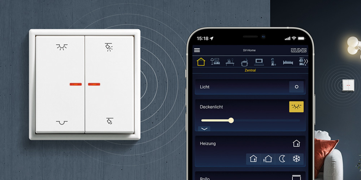 KNX RF Taster bei MS-Elektrotechnik in Neckargemünd